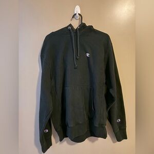Black Champion Reverse Weave Hoodie